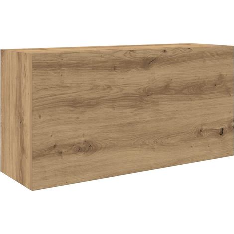 Bathroom Wall Cabinet Artisan Oak 80x25x40 cm Engineered Wood vidaXL