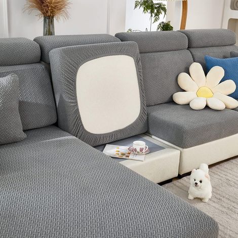 Stretch Sofa Cushion Covers, Universal Elastic Sofa Cover Non-Slip L-Shaped Sofa Cushion Cover for Sofa, Chaise Longue Sofa Furniture Protector (1/5)