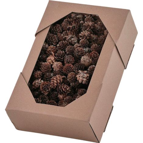 Pigne per albero di Natale "Mugo" 3 cm, confezione da 600 grammi