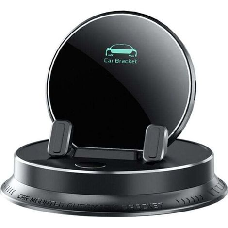 Universal Phone Holder for Car Dashboard, 360° Rotation, Silicone, One-Handed Use, Car (1/4)