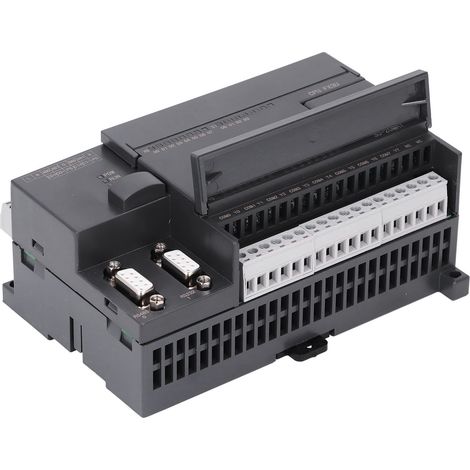 Carte de commande PLC DC24V, sortie de relais, contrôleur logique Programmable, 12 entrées, 8 sorties, 2 voies, horloge de comptage 60K, ports 232 et 485