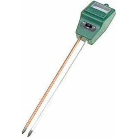 Testeur de sol 3 en 1 à double sonde, testeur d'humidité et de pH à tête carrée (1/4)