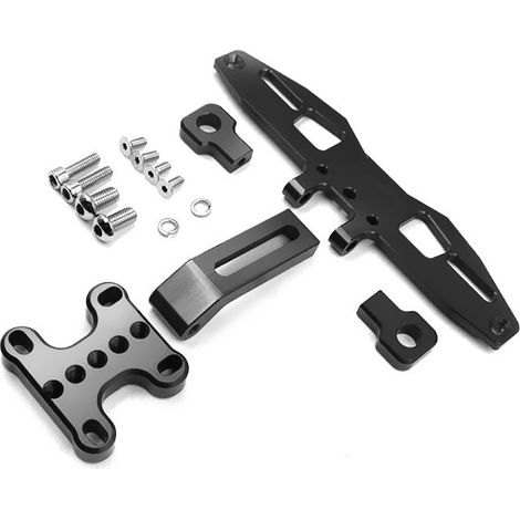 Suitable for Yamaha TFX150 M-slaL150 motorcycles, modified license plate frame with lighting. (1/5)