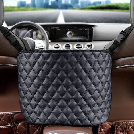 Rangement Siège Voiture Sac, Sac Rangement Voiture, pour Sac Rangement Suspendu Entre Sièges D'auto pour Ranger collations,article. (1/4)