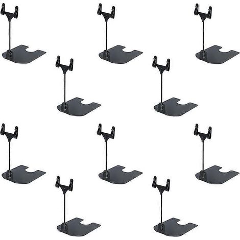 10 porte-étiquettes de prix, présentoir à prix pour pain, support publicitaire pour étiquettes-10X8X6.5cm-Black