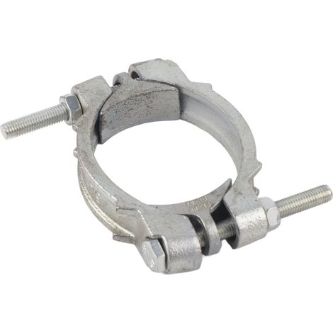 Les colliers de serrage réglables en acier au carbone galvanisé conviennent aux tuyaux en acier à joint torique de 88 à 96 mm.