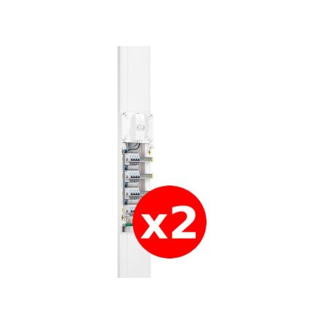 Legrand - Drivia - LOT de 2 Kit GTL 13M Complet - 65 x 250 mm - Avec couvercle - long. ru00e9glable - 2,45 u00e0 2,60m - Ru00e9f. : 030037x2 (1/3)