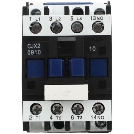 Pair - Contacteur de puissance électrique 9A – Tension 230V – Contact argenté triphasé – Installation sur rail Din pour moteur AC - AC 9 A (1/5)