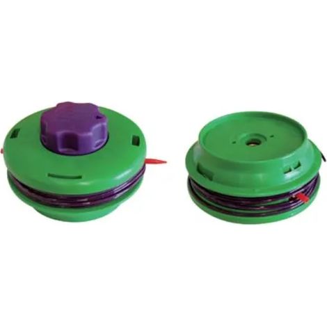 Tête de débroussailleuse Tap & Go 120 – Recharge automatique – Couvercle épais et robuste – Corps anti-vibration en nylon – Active (1/5)