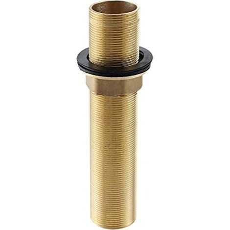 Kit de fixation pour poteau long, vis anti-desserrage en cuivre, support de robinet eau chaude/eau froide, robinet monotrou pour bac à légumes, filetage surélevé, accessoires de plomberie, kit cuivre (1/5)