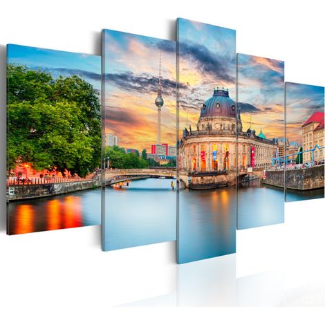 Tableau Imprimé "Museum Island Berlin" 50 x 100 cm (1/2)