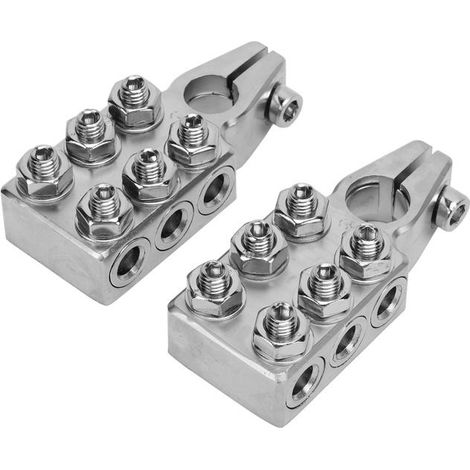 Vvikizy Terminal post-borne de batterie 2 pcs 12 voies de batterie post-terminal extrémités de distribution Boîte de auto collier (1/5)