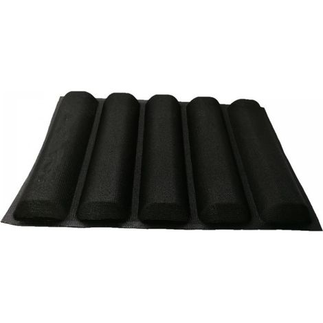 1 Pièce Moule à baguette, antiadhésif en silicone, perforé, pour 5 pains, cuisson four (1/5)