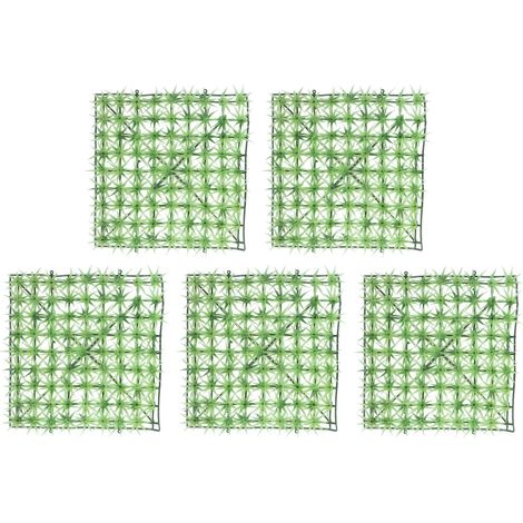 de 5 gazons artificiels en plastique synthétique décoration (1/5)