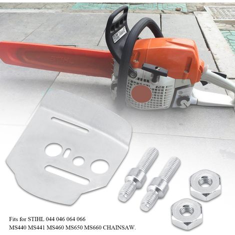 Stangenseitenplatten-Kragenschraubenmutter-Stangenbolzen passend für Stihl MS441 MS460 MS650 MS660 (1/5)