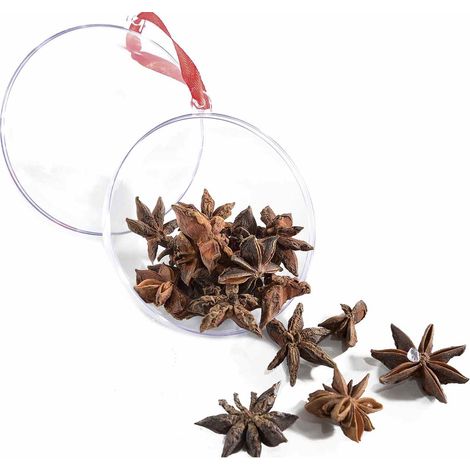 Set 20 palline per albero di Natale apribili e personalizzabili idea regalo (1/3)
