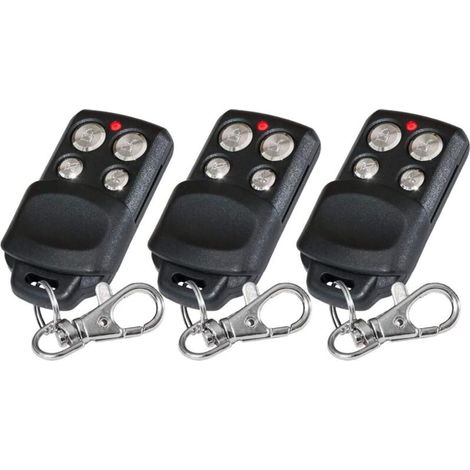 Pack of 3 433.33 MHz Rolling Code Replacement Remote Controls Pack of 3 high quality replacement remote controls.