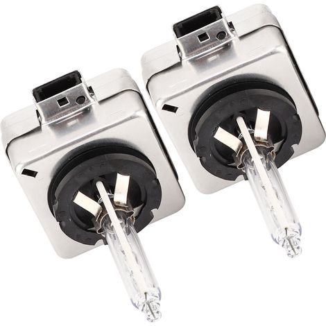 Paire d'ampoules D1S 35W 6000K 7000LM, feux de croisement ultra-lumineux, étanches IP67, pour phares antibrouillard, remplacement facile, 2 pièces (1/5)