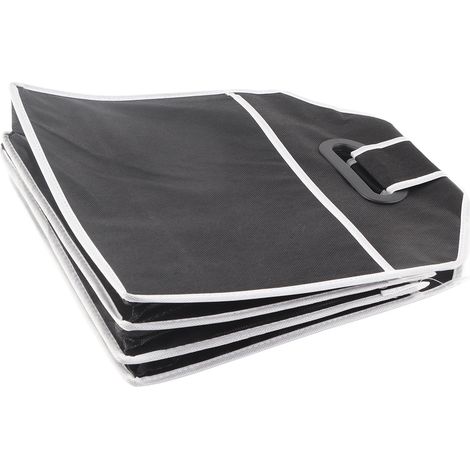 Organiseur de coffre de voiture pliable, sac de rangement de coffre robuste avec poignées renforcées, compartiment de chargement pratique pour SUV et berline (1/5)