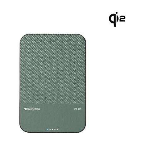 Native Union (Re)Classic Qi2 Magnetic Powerbank 5000mAh Green (1/5)