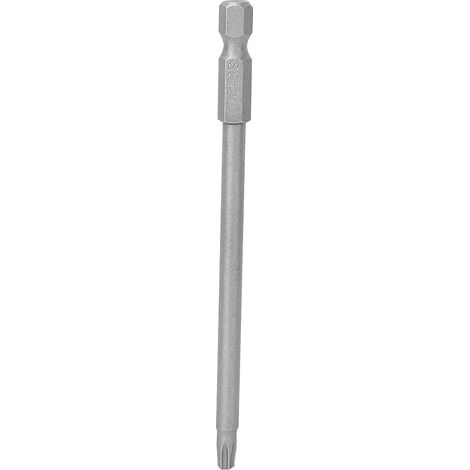 Jeu de 11 embouts de tournevis étoile creuse 100mm en acier, lot pour visseuse électrique, accessoires robustes et durables. (1/5)