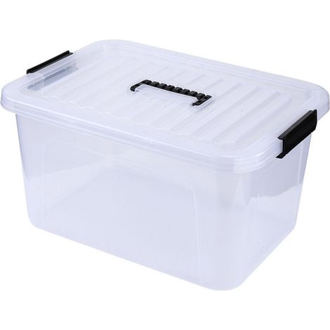 Boîte en plastique transparente solutions+ 4l