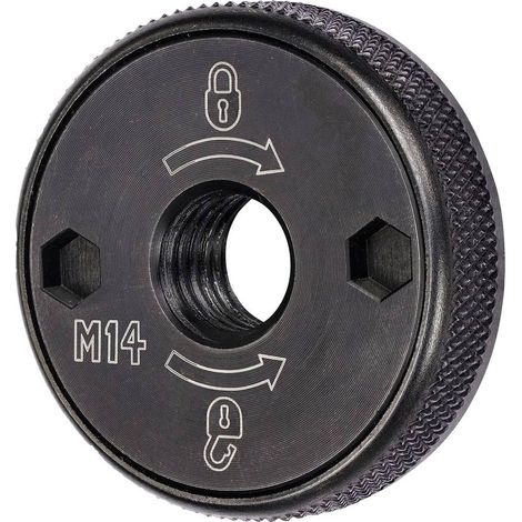 1 Flasque De Serrage Meuleuse M14, Serrage Manuel Rapide, Épaisseur 12mm, Pour Meuleuse Angulaire (1/4)