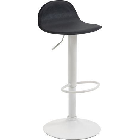 Barhocker Lana V2 Kunstleder schwarz weiß (1/5)