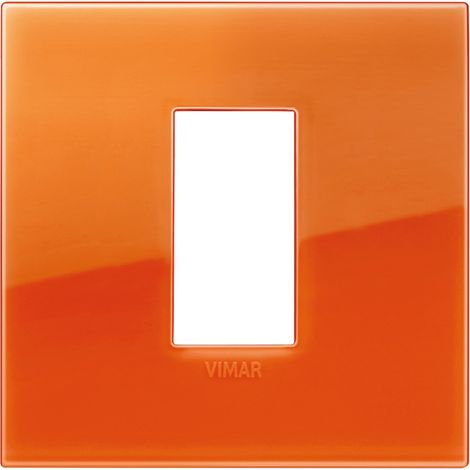 Placca Classic 1M Reflex orange scatola rotonda Vimar Arkè 19641.63