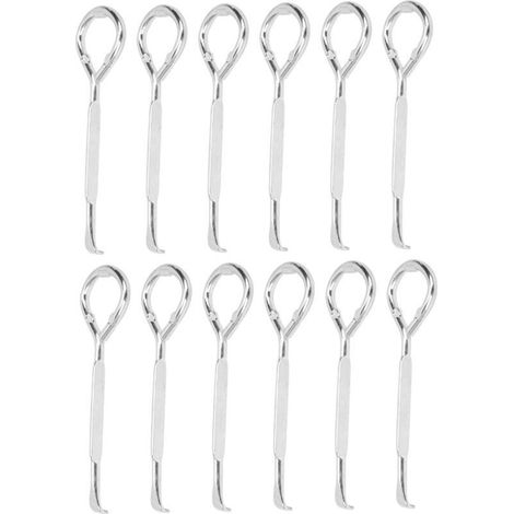 Bardusch - Lot de 12 ouvre-boîtes multifonctions en acier M10, ouvre-boîtes pour seau de peinture, ouvre-bouteille, outil de coupe (1/5)