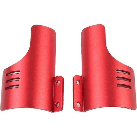 Protections anti-poussière pour fourche avant de moto, rouge (1/5)