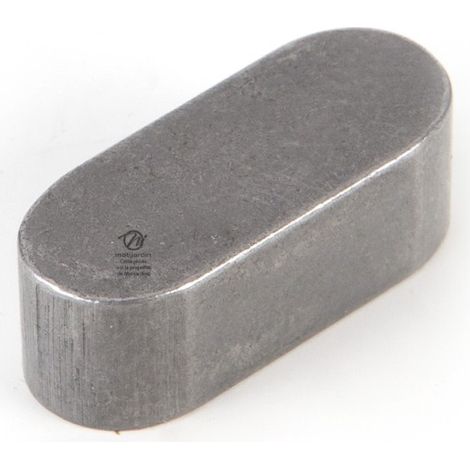 Clavette pour Alko. Rectangle bord arrondie 7 X 8 mm. Longueur 20 mm.