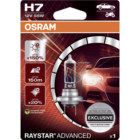 Osram Scheinwerferlampe H7 Raystar Advanced 2.0 Scheinwerferlampe (1/2)