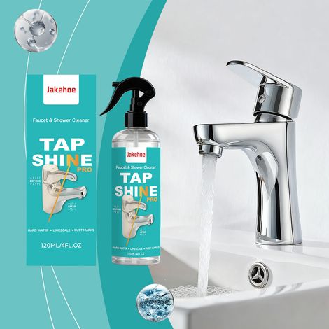 Portable 120ml Faucet Cleaner for Daily Kitchen Faucet Cleaning, Stain Removal, and Shine (1/5)