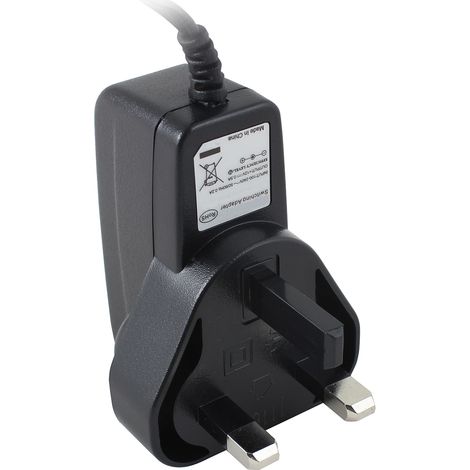 Adaptateur enfichable 12V c.c., 500mA, 6W, UK, Régulée ( Prix pour 1 )