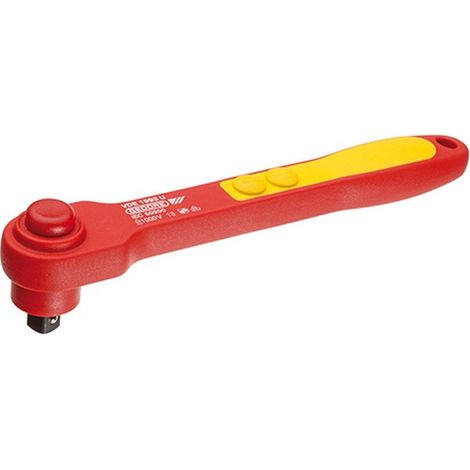 Gedore Chiave a cricchetto reversibile VDE 1993 U rossa 270 mm (1/5)