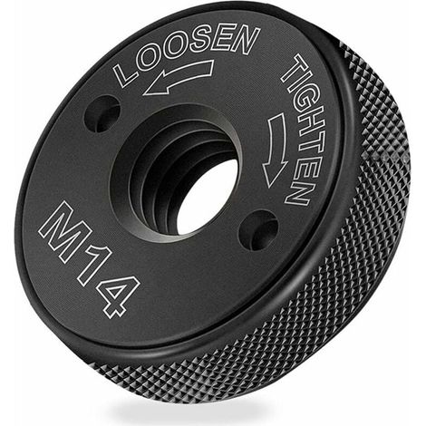 Dado a sgancio rapido M14 per smerigliatrici angolari. Accessori a sgancio rapido per smerigliatrici angolari con dischi diamantati. Mola abrasiva. Bosch, Black & Decker, Metabo, Dewalt, Hichika, Einh (1/5)