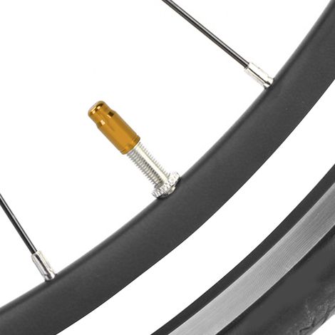 50 bouchons anti-poussière pour valves Presta en aluminium anodisé or, protection étanche pour vélos et accessoires (1/5)