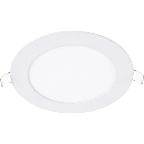 GROOFOO 6PCS Spots Encastrables Intérieurs, Panneau LED, Plafonnier LED Blanc Rond Mince 12W pour Chambre, Salon, Bureau, Couloir Panneau de 17cm avec Plage de Tension d'Ouverture de 15,5-16cm 85-265 (1/5)