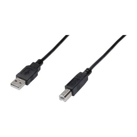 Digitus Câble USB USB 2.0 USB-A mâle, USB-B mâle 3.00 m noir AK-300102-030-S (1/2)