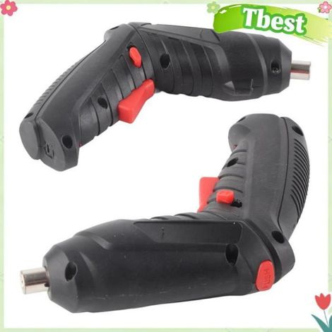 Tbest tournevis Rechargeable Tournevis électrique sans fil 250 tr/min 3.6V, grande Torsion avec embouts pour outillage tournevis (1/5)
