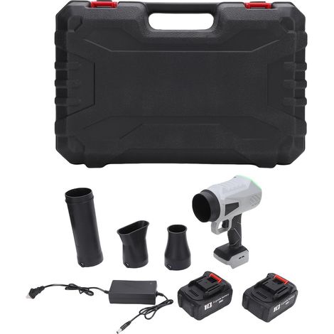 Souffleur de feuilles électrique sans fil, 4,0 ah, léger, alimenté par batterie, pour l'entretien des pelouses, Patio, voiture, sèche-Air, usage multiple (1/5)