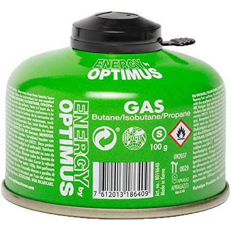 Lot de 2 Cartouches de Gaz Universelle 100g OPTIMUS Mil-Tec Energy pour Réchaud à Gaz - OPGA8018640