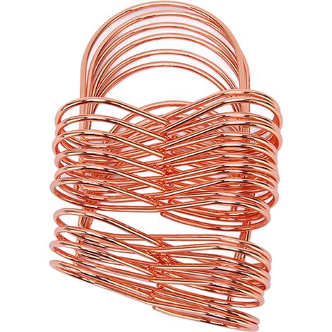 20er-Pack Tischkartenhalter, niedliche und innovative Tischkartenhalter aus Metall für Hochzeiten, Partys, Abendessen und Büro, Roségold (1/5)