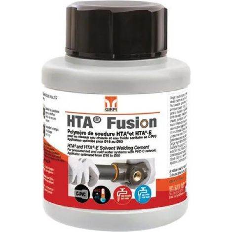 Adhesivo polimérico HTA Fusion para soldaduras HTA y HTA-E, 250 ml.