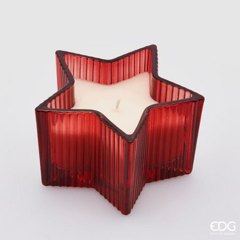 EDG Enzo De Gasperi Candela Stella H 8 Cm D 13,5 Cm Princes of the Night Scatola Regalo