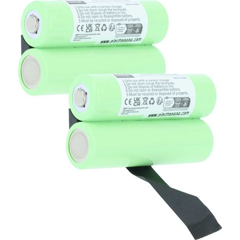vhbw 2x Akku Ersatz für Demag 773-499-44 für Industrie-Funkfernsteuerung Fernbedienung (2000 mAh, 2,4 V, NiMH)