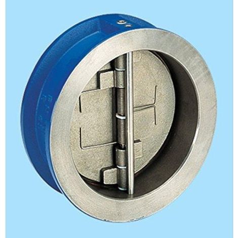 Socla 895 Clapeta doble de batiente metal fundición inox EPDM