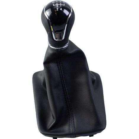 Convient pour le remplacement du pommeau de levier de vitesse de la SEAT Leon, accessoires intérieurs, coutures noires, ensemble 6 vitesses, une pièce. (1/4)