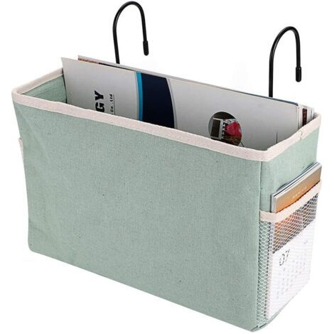 Grün-Hängeaufbewahrungskorb für Bett, Büro, Zuhause, Schule, Wohnheim (1/5)